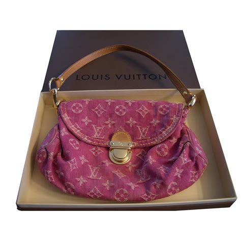 louis vuitton denim bag pink|louis vuitton pink tote bag.